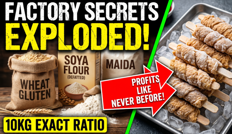 Soya Chaap Raw Material Formula: 10KG Batch Ratio Aur Price List